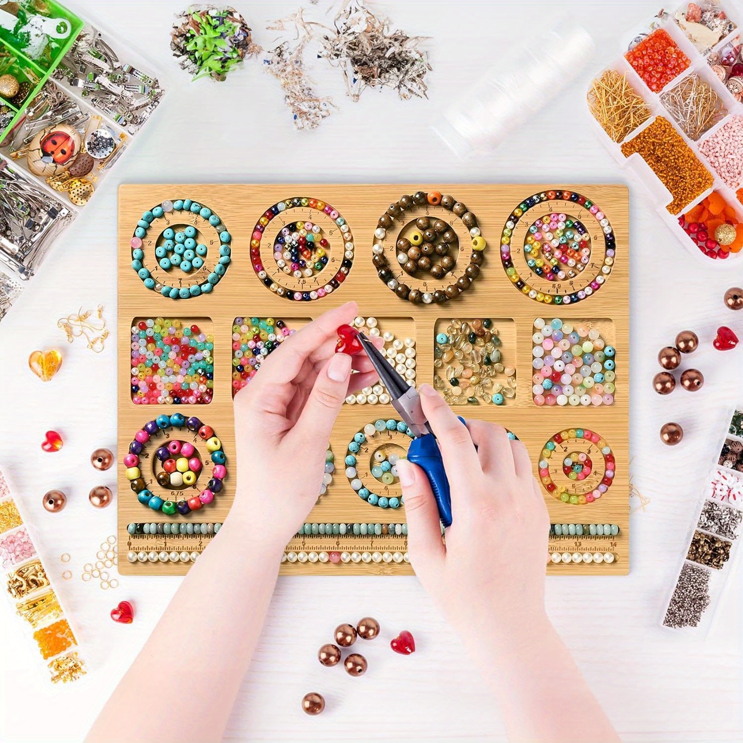 Danghyuk Bead Boards For Jewelry Making,Bracelet Measurement Board For