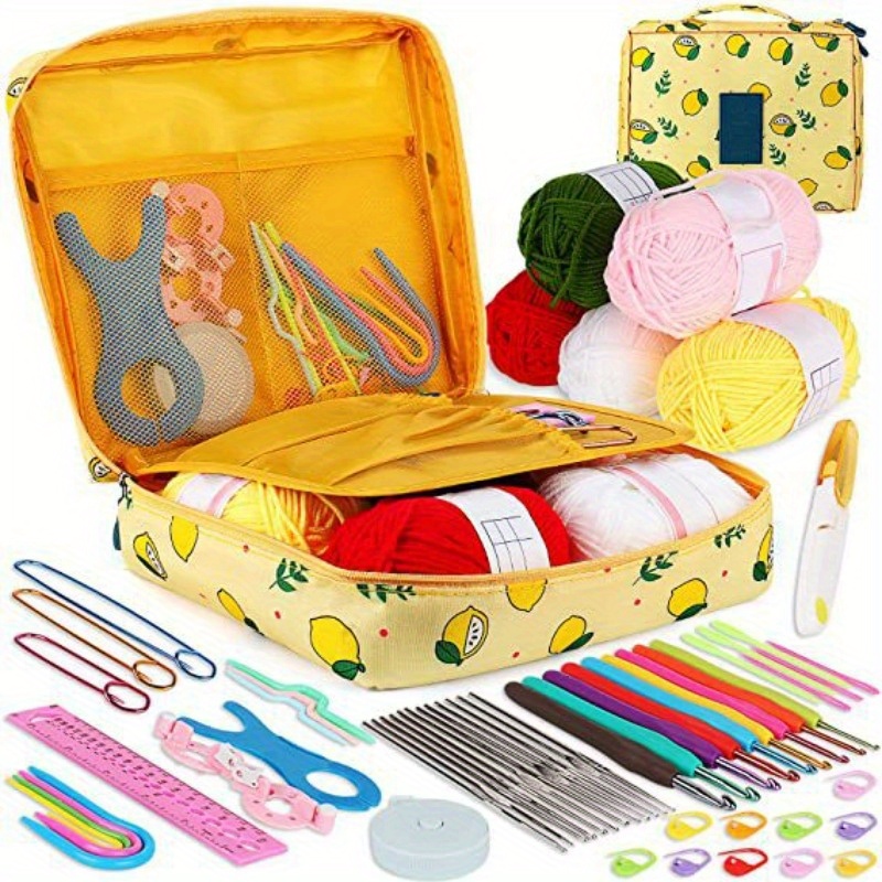 Crochet Storage Bag Crochet Hook Case Weaving Quilting Diy - Temu