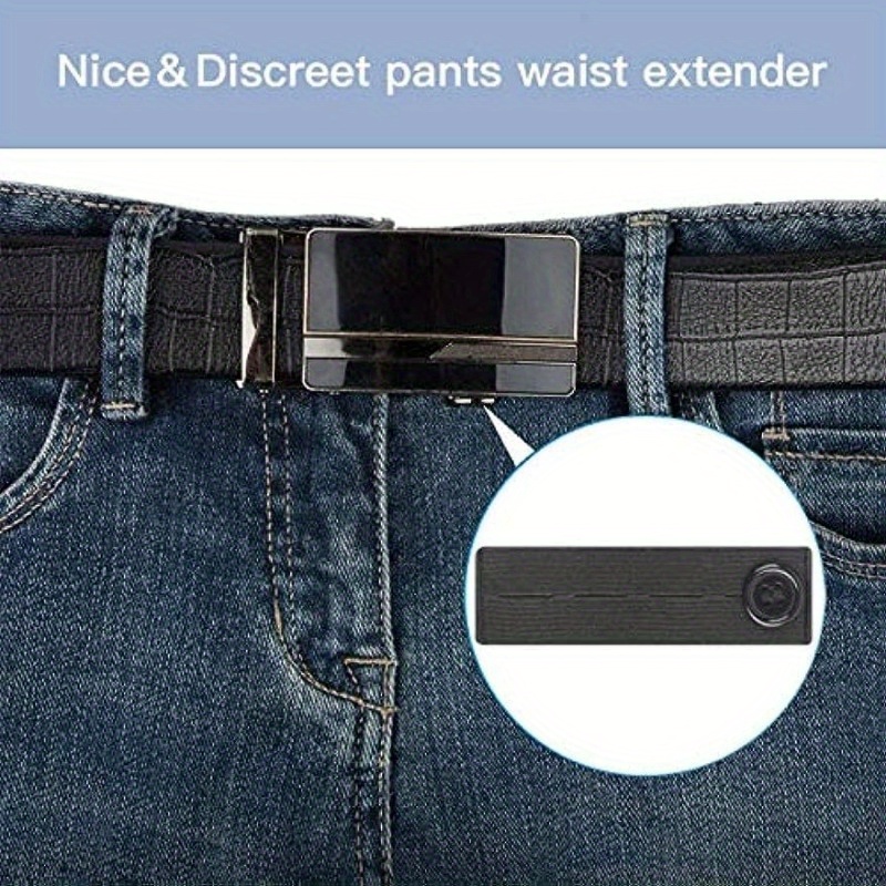 5pcc Elastic Pants Waist Extenders Adjustable Waistband - Temu