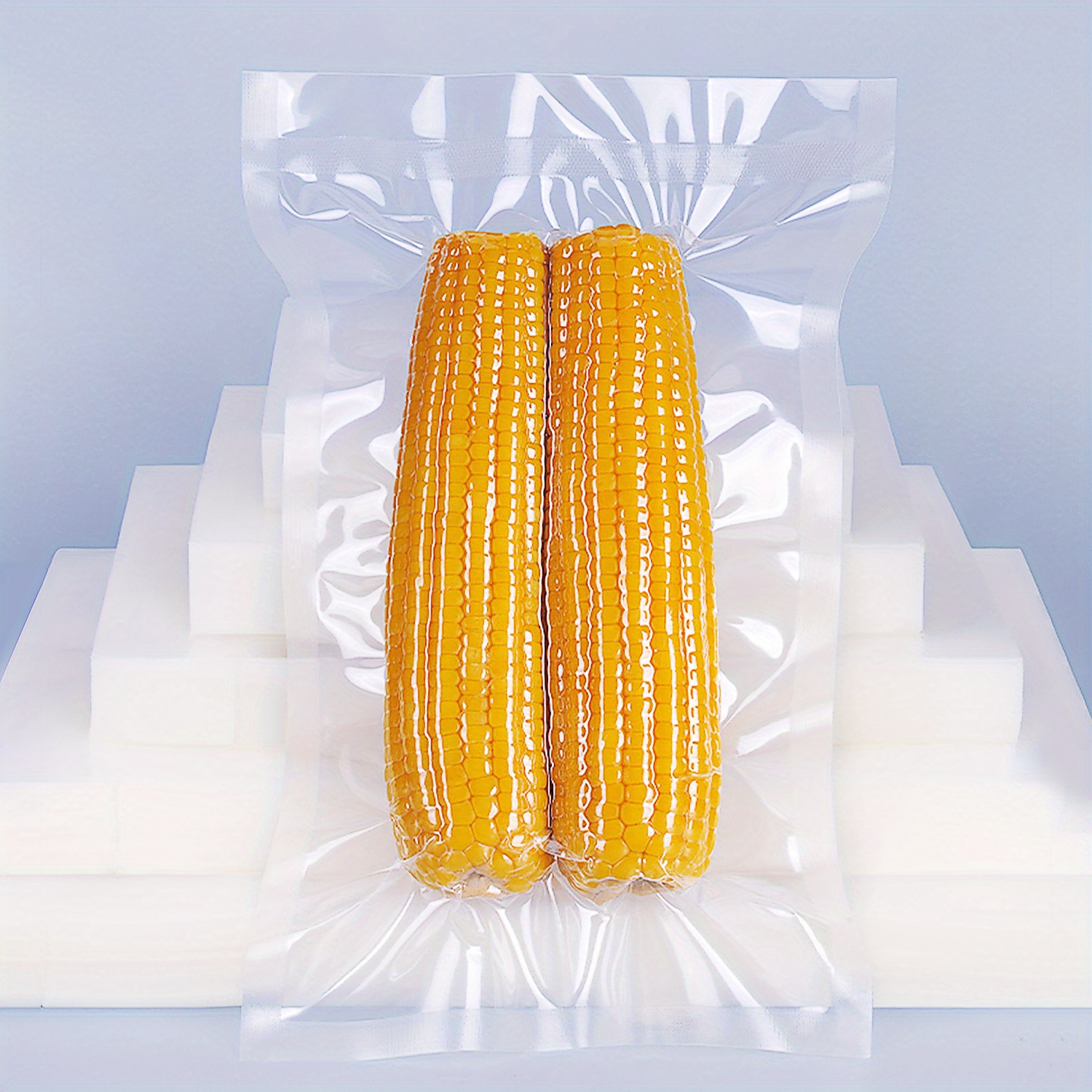 100pcs Vacuum Sealer Bags, No Cutting Required, Multiple Sizes Available