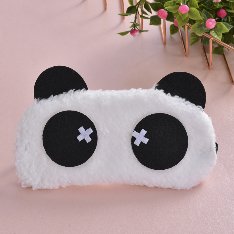 Sleep Eye Mask Household Breathable Plush Eye Mask Sleep In - Temu