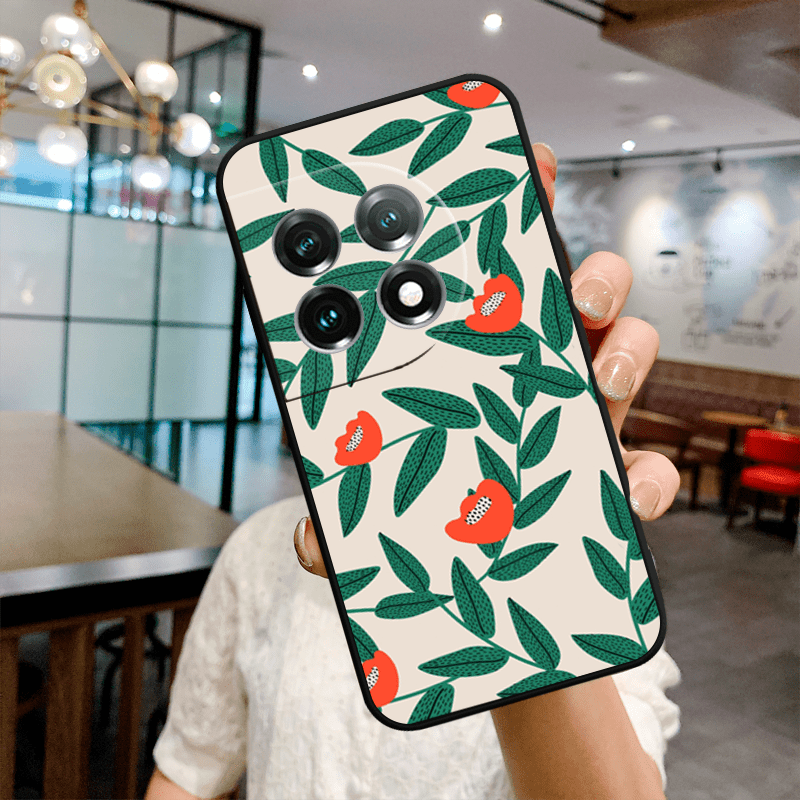 Cute Flower Anti-Fall Protective Silicon Soft Shockproof Phone Case for  OnePlus Nord Ace N200 N100 N10 N30 CE Lite 2T 10T 10** 10 9RT 9R