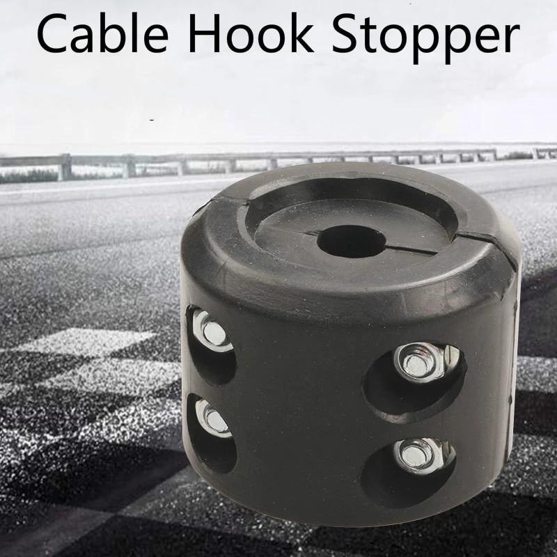 Cable Hook Stopper Winch Mount Stop Rope Line Cable Saver for Universal  Auto Offroad ATV UTV