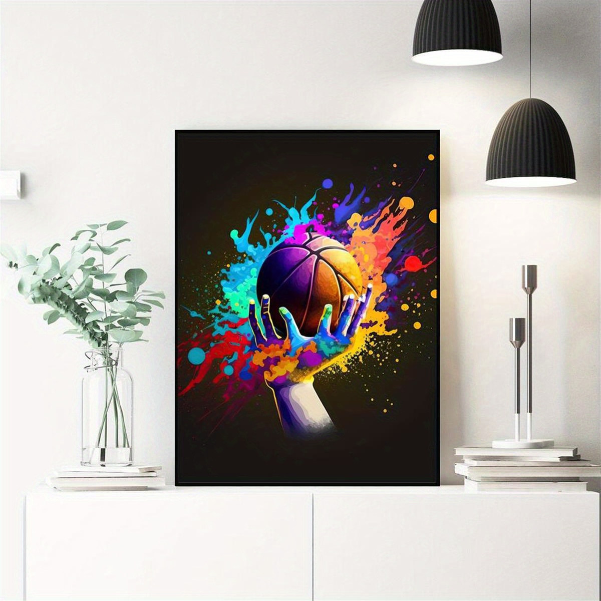 Unframed Canvas Poster Printed Painting Vibrant Sports - Temu Australia