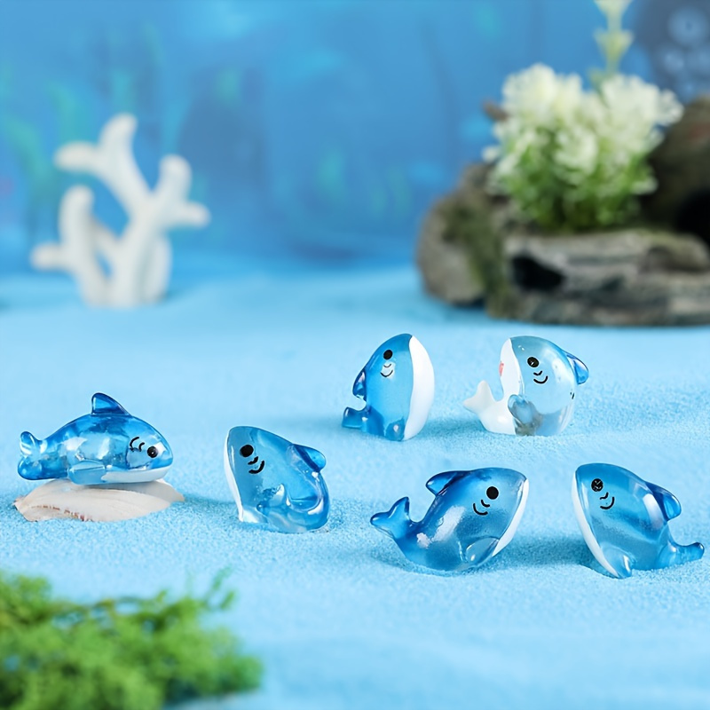 Small Coral Figurine Miniature Landscape Fish Decorations - Temu