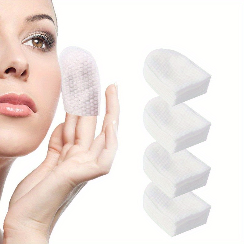 

120pcs Soft And Gentle U-shaped Makeup Pads, Suitable For Face And Nails - Great For Removing Makeup And Nail Polish