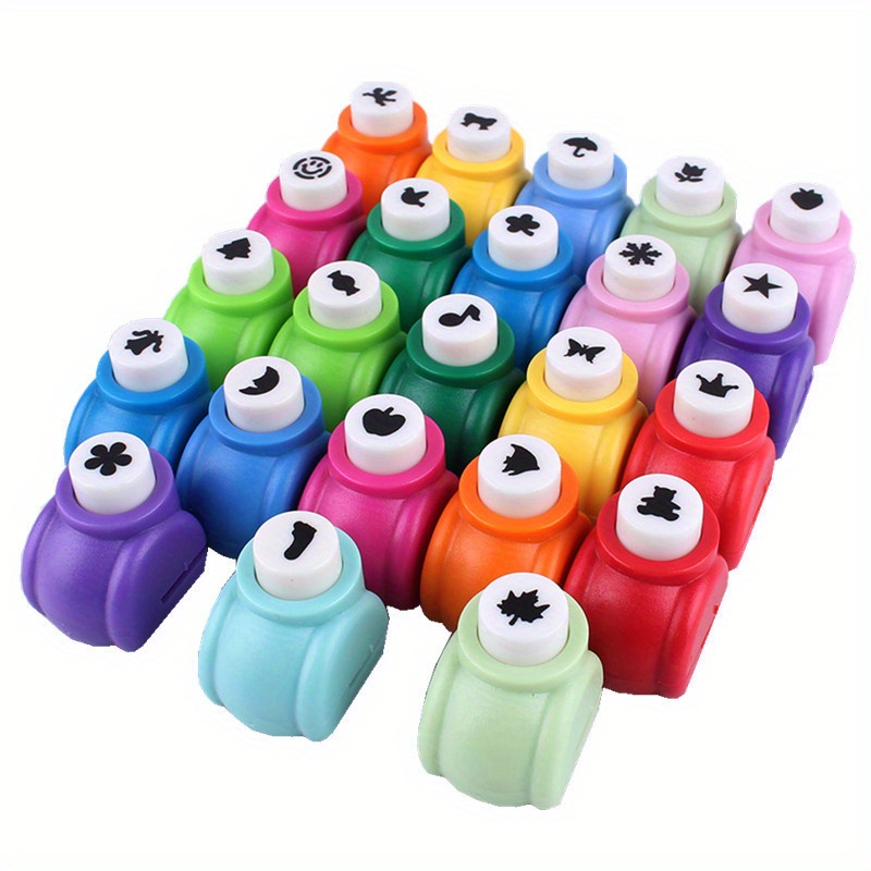 Colorful Paper Shaper Cutter Stationery Craft Paper Hole Punch Shapes Set  Paper Punches For Crafts Kids Scrapbook DIY