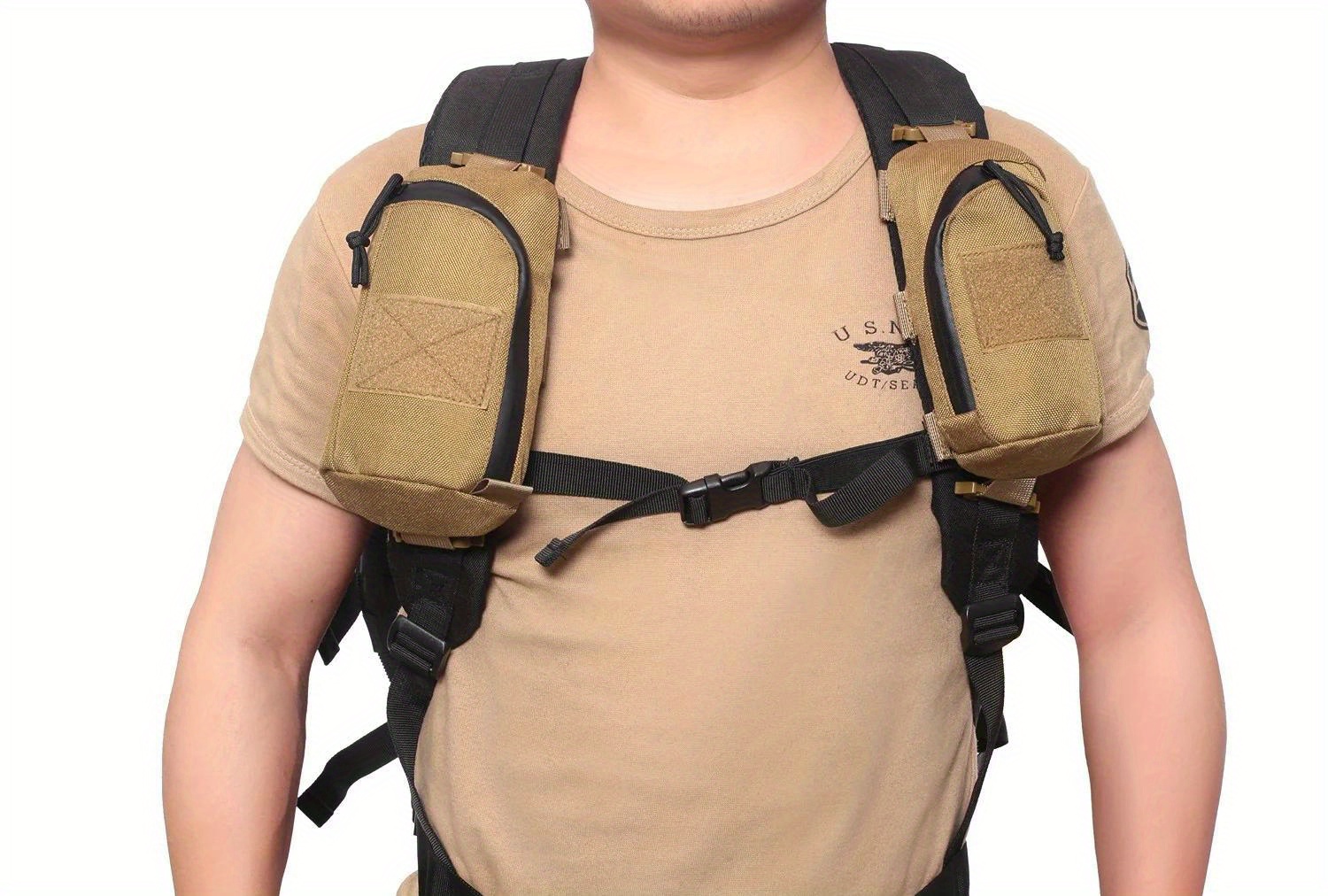 Tactical Molle EDC Tool Pouch Sling Chest Bag Messenger Bag