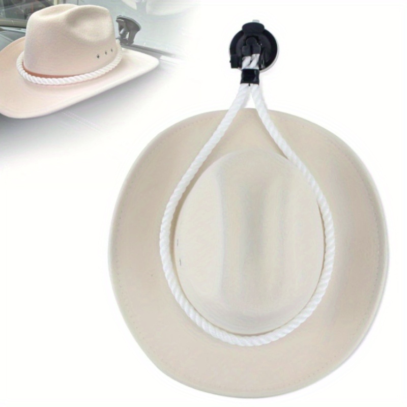 1 Pack Cowboy Hat Rack Holder for Wall, Adjustable Cowboy Hats Wall Mount  Baseball Cap Organizer Western Hat Hanger