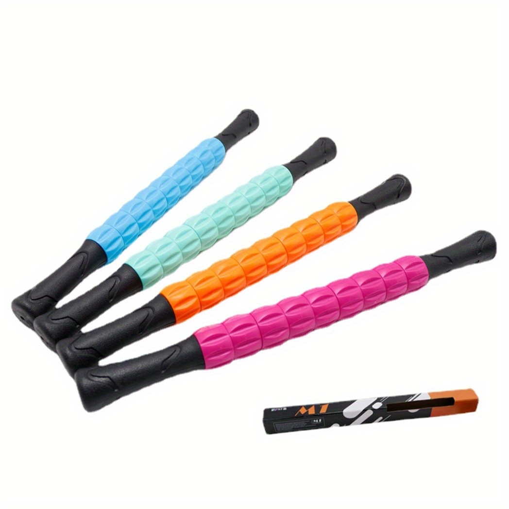 

Gear Massage Stick Yoga Deep Muscle Relaxation Massage Shaft Personal Training Fascia Roller Plastic Roller Shaft Fitness - Mother's Day Gift