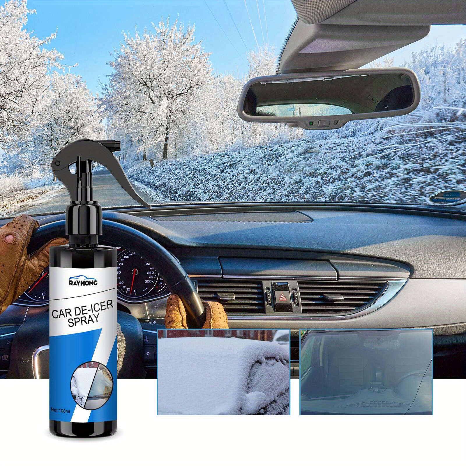 60ml Deicing Spray Car Exterior Windshield De-icer Multipurpose Melting  Snow Ice