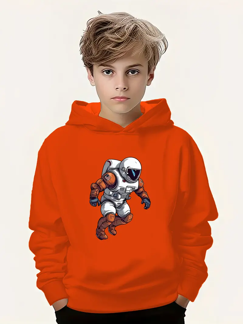 Sudadera Con Capucha Para Niños – Conjunto De Invierno Con Estampado, Cálido Y Cómodo Para Jugar