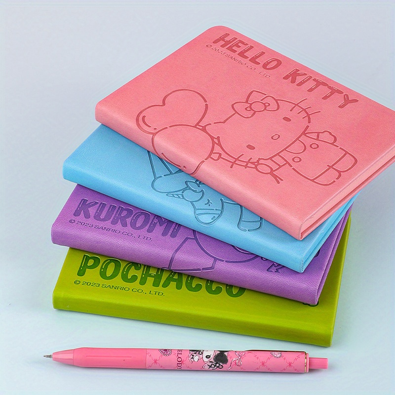New Sanrio Notebook Gel Pen Cinnamoroll Notepad Daily Weekly Agenda  Planning Notebook Stationery Set Office School Supplies