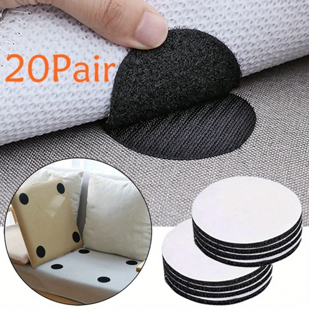 24/8pcs Self-adhesive Carpet Stickers Reusable Washable Double-sided No  Trace Tape Carpet Fixed Sticker Floor Rug Mat Patch Tool - AliExpress