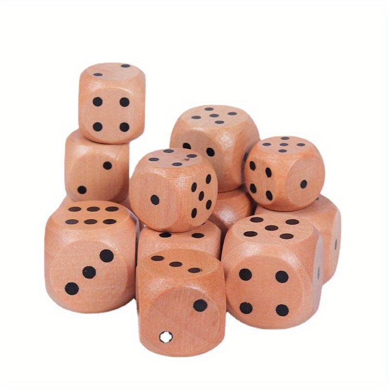 1/6/10 Pezzi, Dadi Gioco In Legno Angoli Arrotondati, Dadi Gioco Tavolo A 6  Facce, Accessori Giochi Lancio, Perfetti Bar, Club E Feste, Controlla  Subito Offerte Oggi