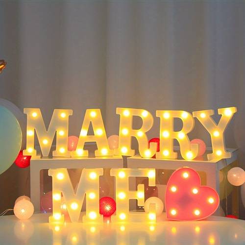 1pc led alphabet light letter luminous number light letter night light family bar wedding birthday christmas light for shooting decorative prop lights for shoot background light