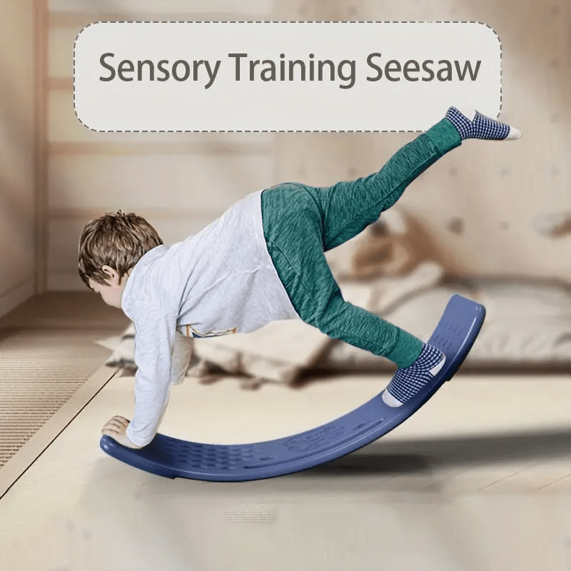 

1pc Sensory Training Board, Solid Color Arc Balance Board