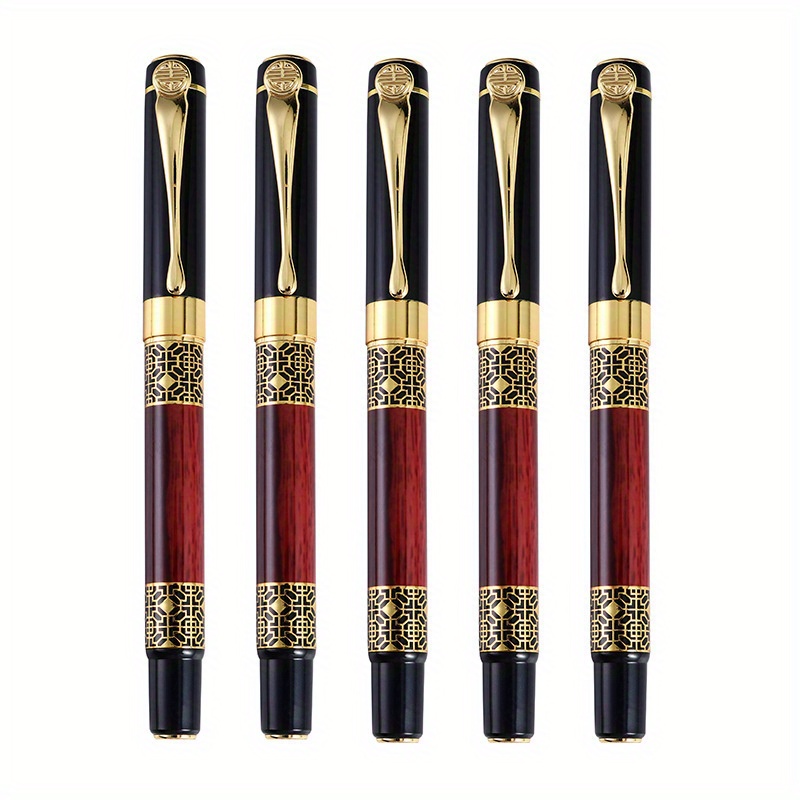 YIVONKA Kugelschreiber-Set In Edler Geschenkbox – Schwarze Mine, 0,5 Mm, Personalisierbar, Ideal Für Geschäftsgeschenke