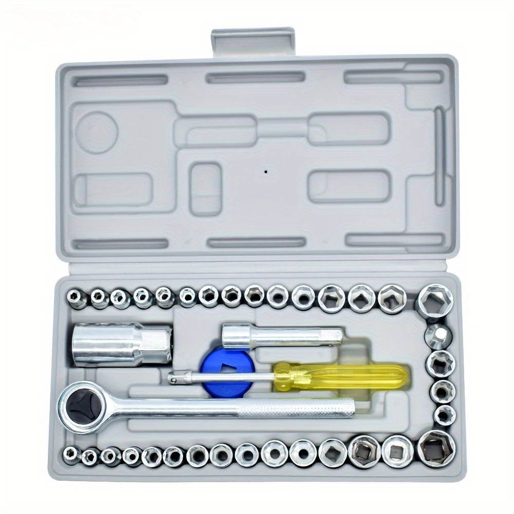 Car Repair Tool Kit: Ratchet Torque Wrench Spanner - Temu