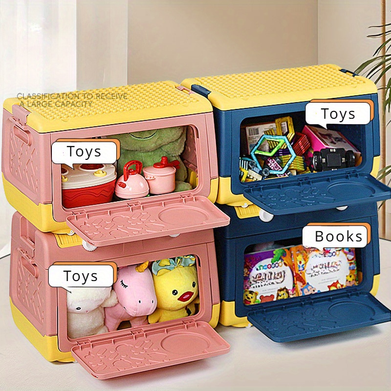 PINXOR 4pcs Mini Storage Boxes Transparent Storage Boxes Home Toy Storage Containers, Size: Small