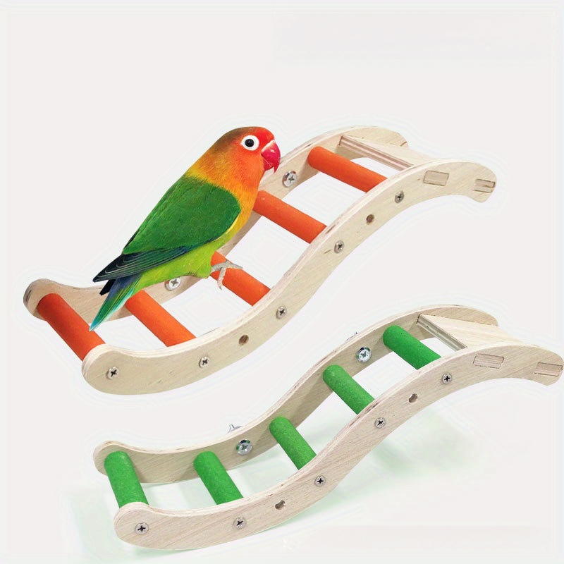 Jouets pour oiseaux perroquet perchoir 4 couches étapes jouets