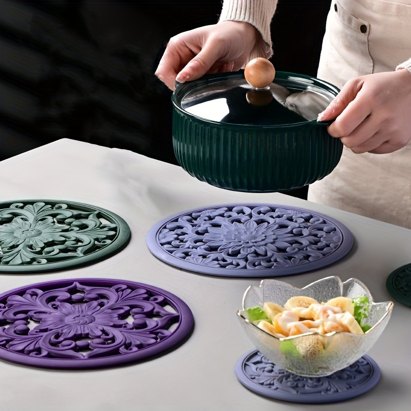 3 Pezzi Sottobicchieri In Silicone Sottopentola Cucina In - Temu Italy