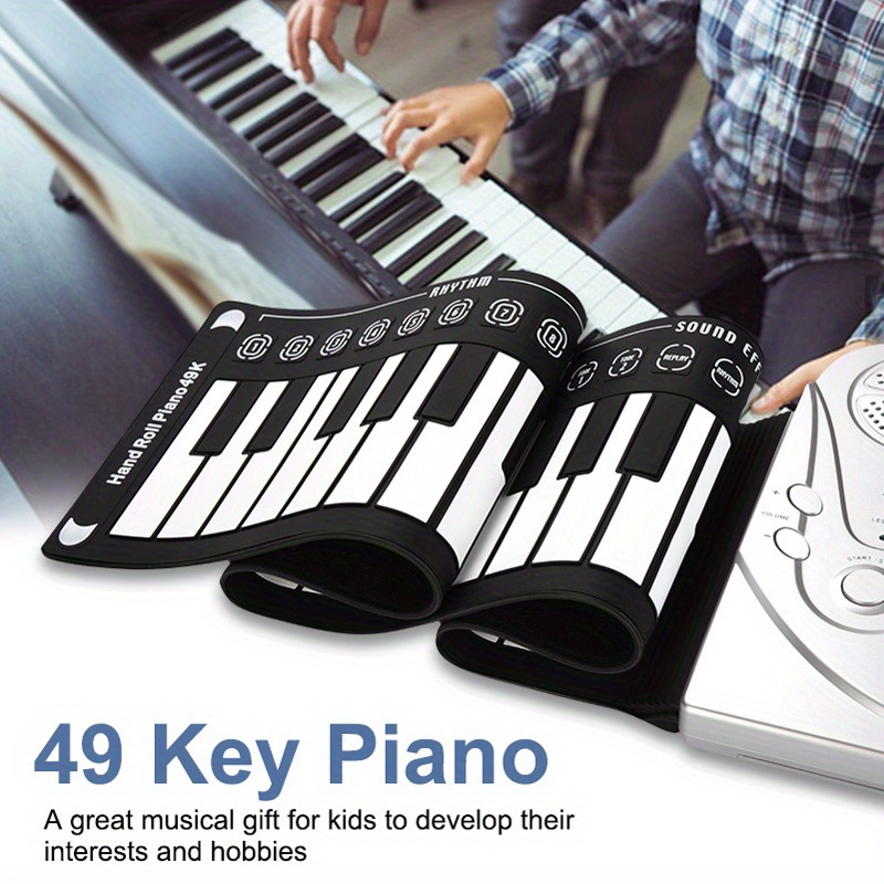 88 touches Roll-up Piano Piano électrique Clavier Silicone Roll Up