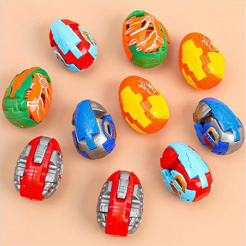 

Easter Dinosaur Eggs (3.1''), 3.1 Inch Dinosaur Transforming Robot Toy Set, Easter Egg Decoration, Boys And Girls, Holiday Gift, For Easter Day Party Decor, Birthday Party Gifts, Summer