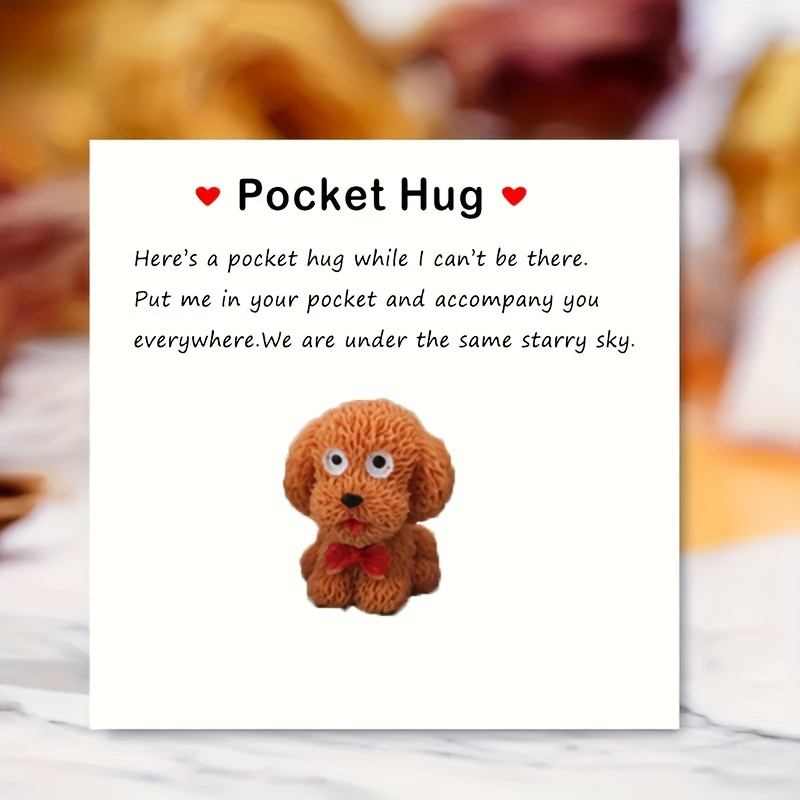 Cute Animal Pocket Hug Card