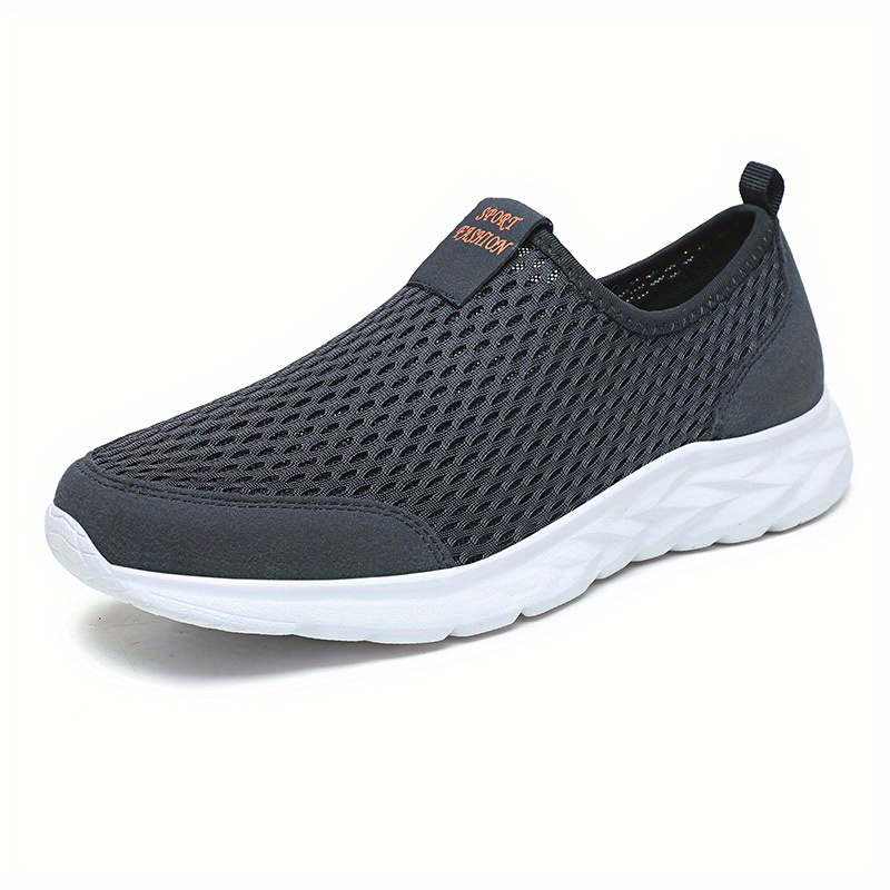 

Plus Size Men's Trendy Woven Knit Breathable Sneakers, Comfy Non Slip Casual Soft Sole Shoes For Men's Outdoor Activities