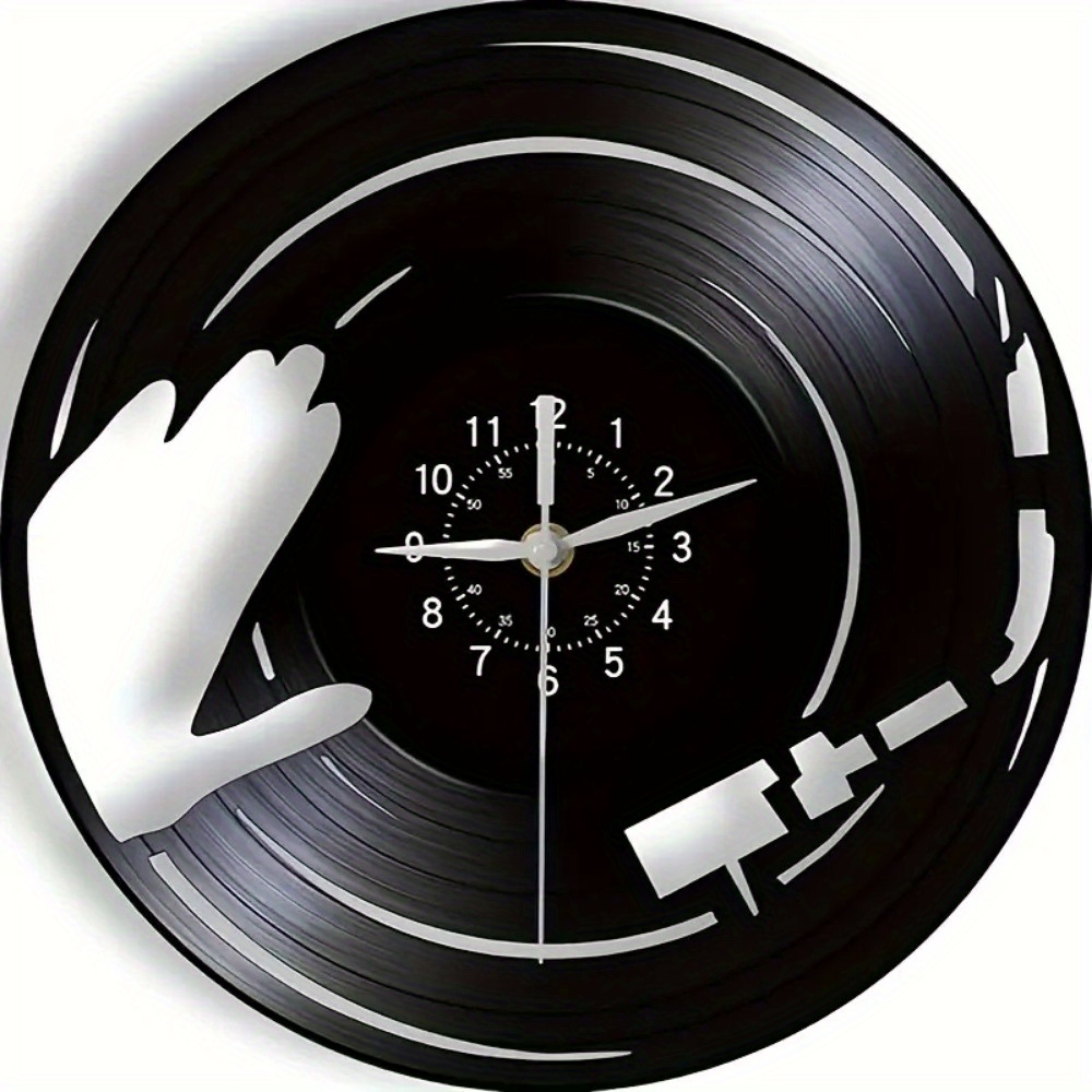 1 Pc Voiture Disque Vinyle Horloge Murale Cadeaux Pour Hommes, 7