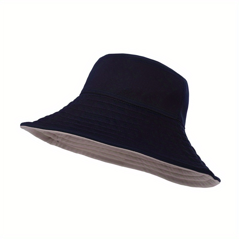 New Summer Bucket Hat for Women Breathable Solid Color Short Brim Sun Hat  Quick Drying Anti-UV Outdoor Hiking Fishing Panama Cap