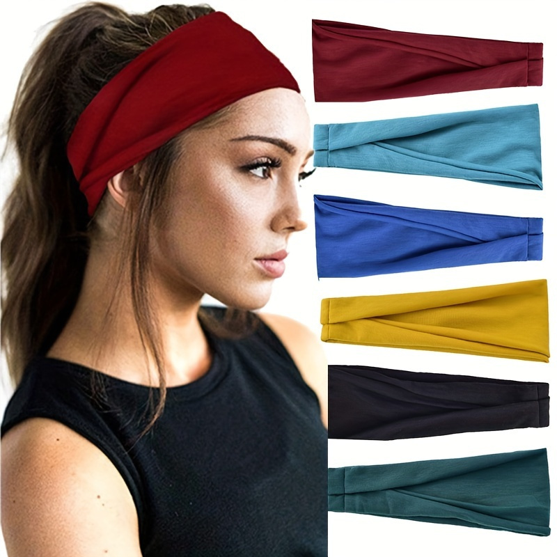  Let Party 8Pcs Wide Elastic Headband for Women Boho Bandana  Headbands Yoga Sports Headband Outdoor Hairband Adjustable Turban Headwrap  Hair Accessories for Women Girls : Clothing, Shoes & Jewelry