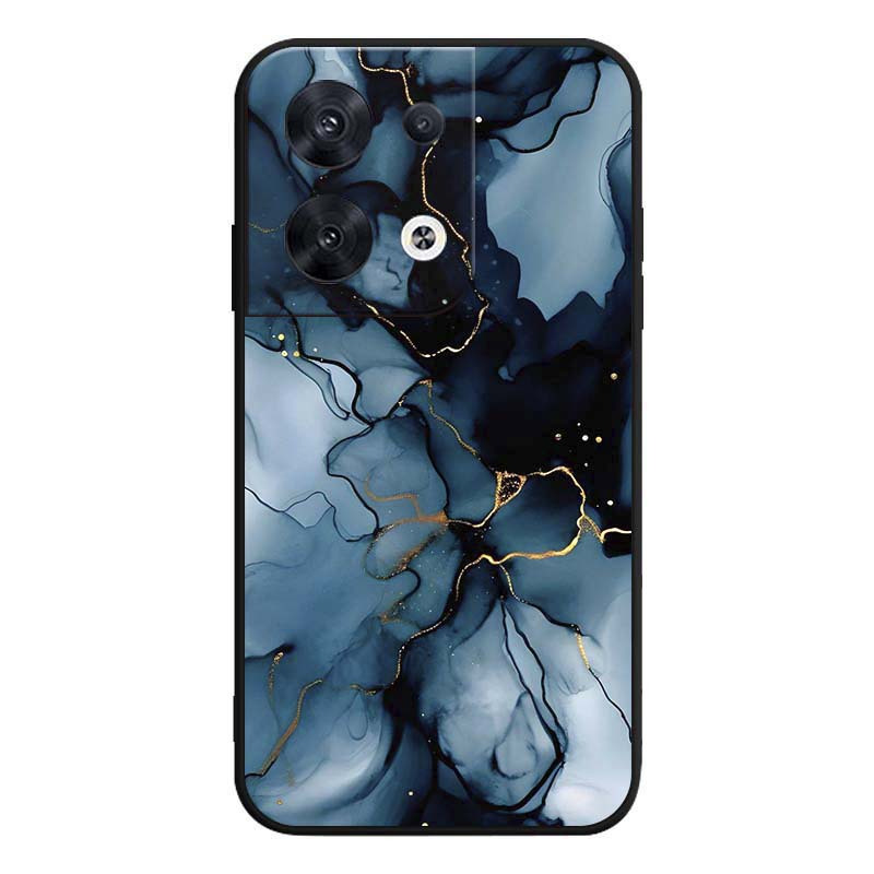 TEMU Marble Pattern Matte Soft Tpu Phone Case For Oppo Find A8 A31 A52 A72 A92 A91 A93 A74 A54 A73 A53 A55 A53s A56 A55s A94 A32 A15 A15s A35 A95 K9x