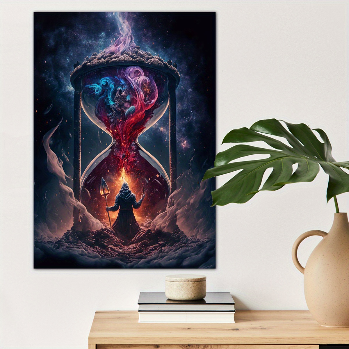 

1pc The Flow Of Time Poster Canvas Wall Art For Home Decor, Anime Poster Wall Decor High Quality Canvas Prints For Living Room Bedroom Kitchen Office Cafe Decor, Perfect Gift And Decoration