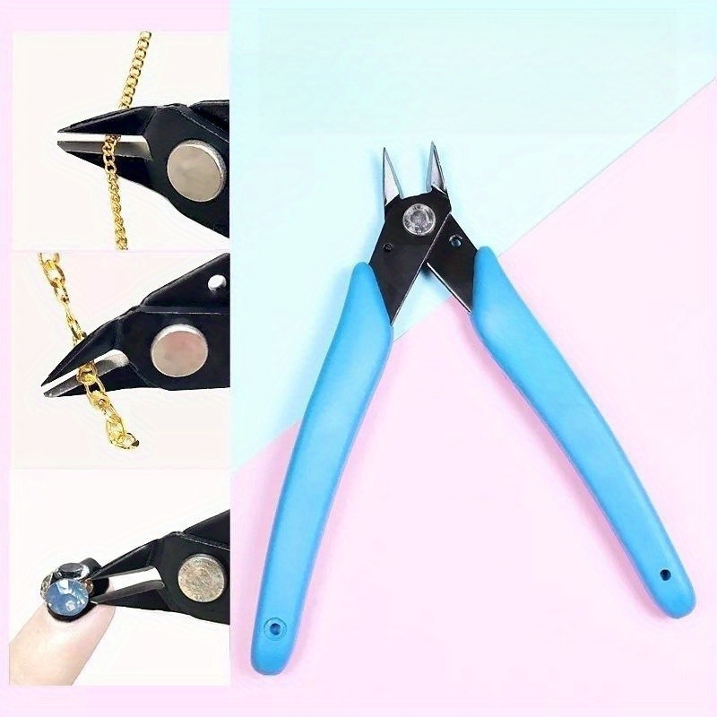 

1pc Precision Jewelry Pliers, Heavy-duty Chain Rivet And Nail Removal, Metal Wire Cutting Scissors, Zipper Trimming Tool, -free Match Knife Edge, Diy Tool