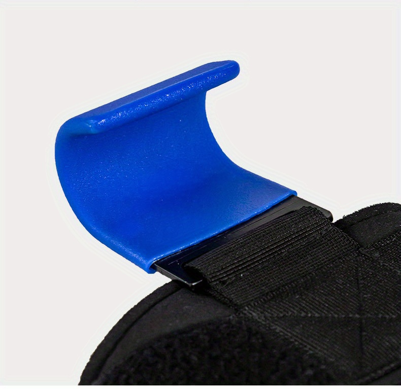 1 Pair Adjustable Weight Lifting Hooks - Thick Padded Hand Grip, Wrist Support Straps for Deadlift, Powerlifting, Pull Up Bar