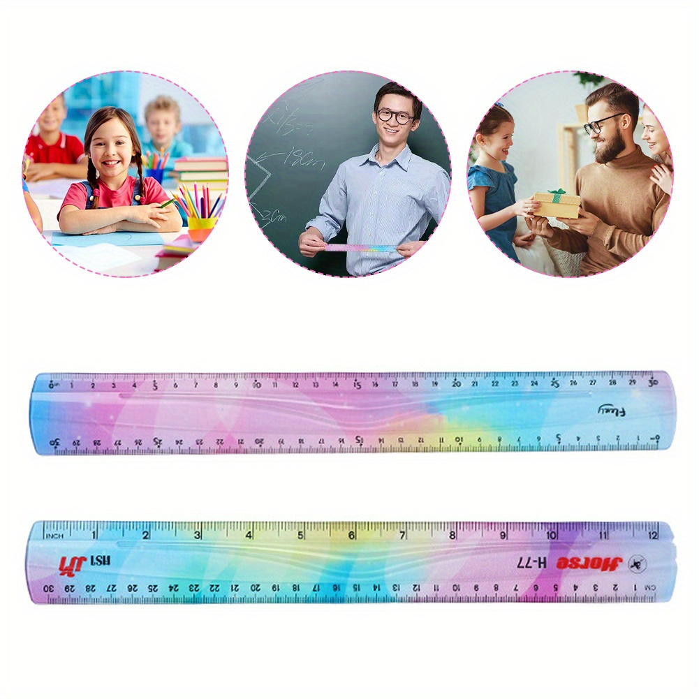 1PC, Transparent Ruler, Office Supplies, Learning Supplies, Simple  Transparent Ruler, Size: 156mm*30mm/6.14*1.18inch