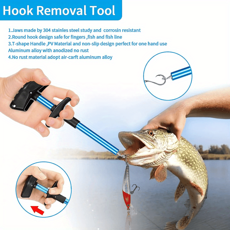 Buy Fish Hook Remover Tools Kit Include 1 Piece Handheld Digital Fish Scale  1 Piece Fish Hook Remover Tool 1 Piece Fish Lip Gripper 1 Piece Fish Plier  with Sheath and 2