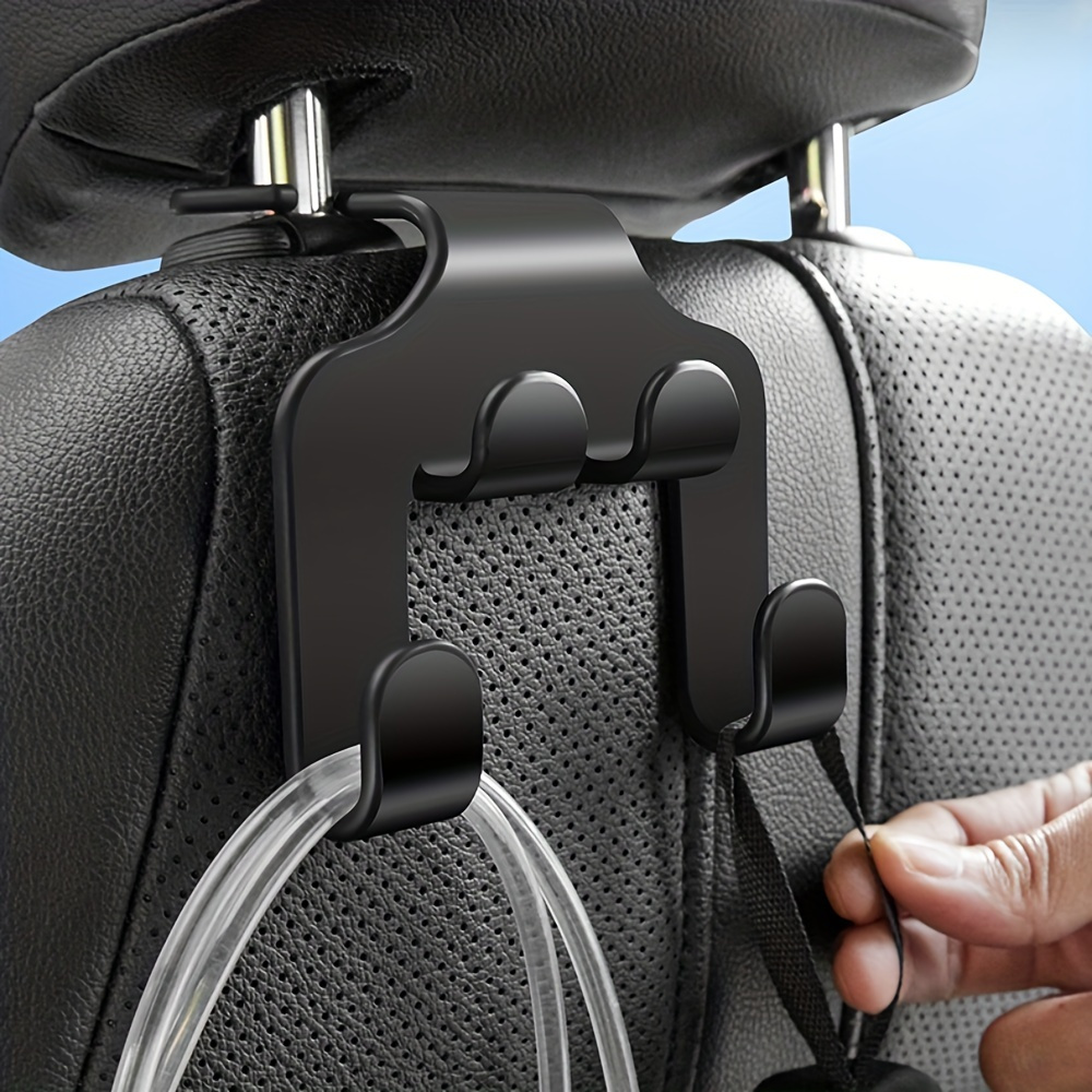 Kopfstützen haken aus Kohle faser mit universellem Handy halter  Multifunktions-Rücksitz haken für Geldbörsen und Taschen