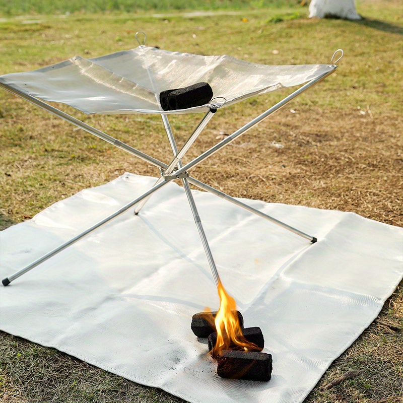 

Outdoor Camping Fireproof Cloth, Picnic Barbecue Insulation Mat, Flame Retardant Cloth, High Temperature Fire Retardant Blanket