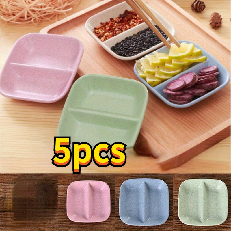 Assiette de service en bois avec couvercle, bol, plateaux à tremper pour  les fêtes, bonbons - AliExpress