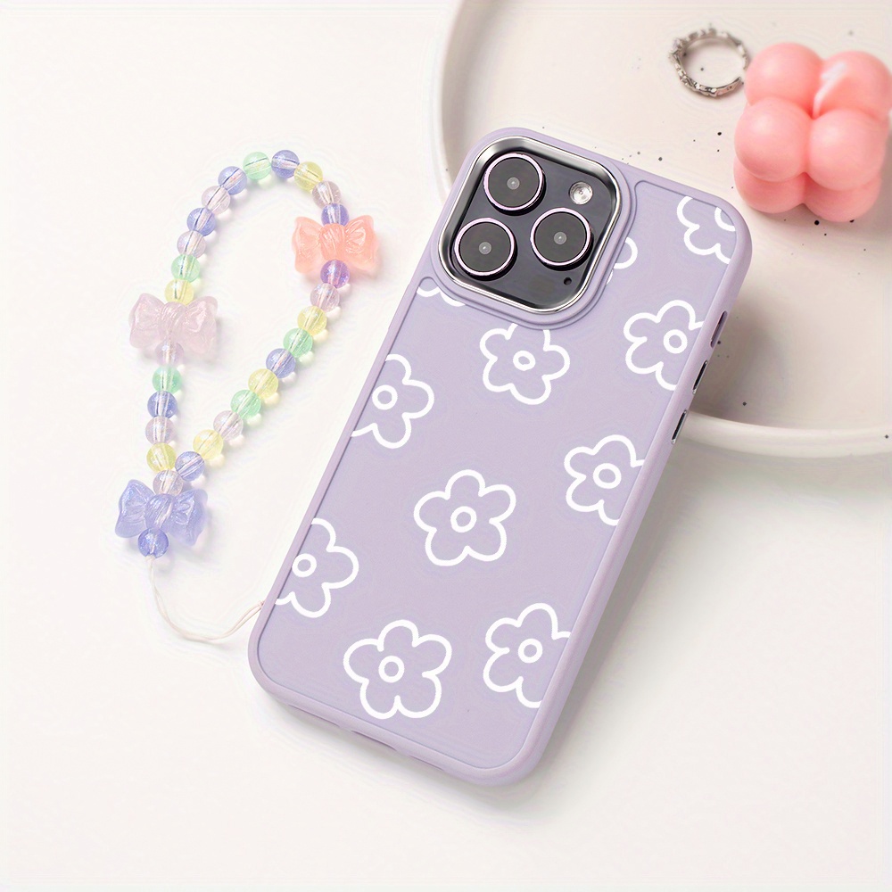 

Flower Popular Pattern Electroplated Frame Protective Phone Case For For Iphone15promax/15plus/15pro/15, 14promax/14plus/14pro/14, 13promax/13pro/13, 12promax/12pro/12, 11promax/11