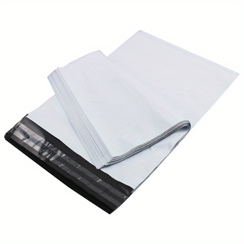 

20pcs Self-adhesive White Express Delivery Bags With Various Specifications For Mailing Supplies, New Material Packaging Bags, Mailing Document Bags, Transportation Packaging Bags