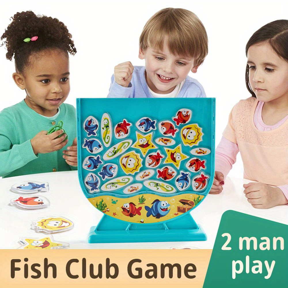 Fish Club Board Game Children's Educational Parent child - Temu
