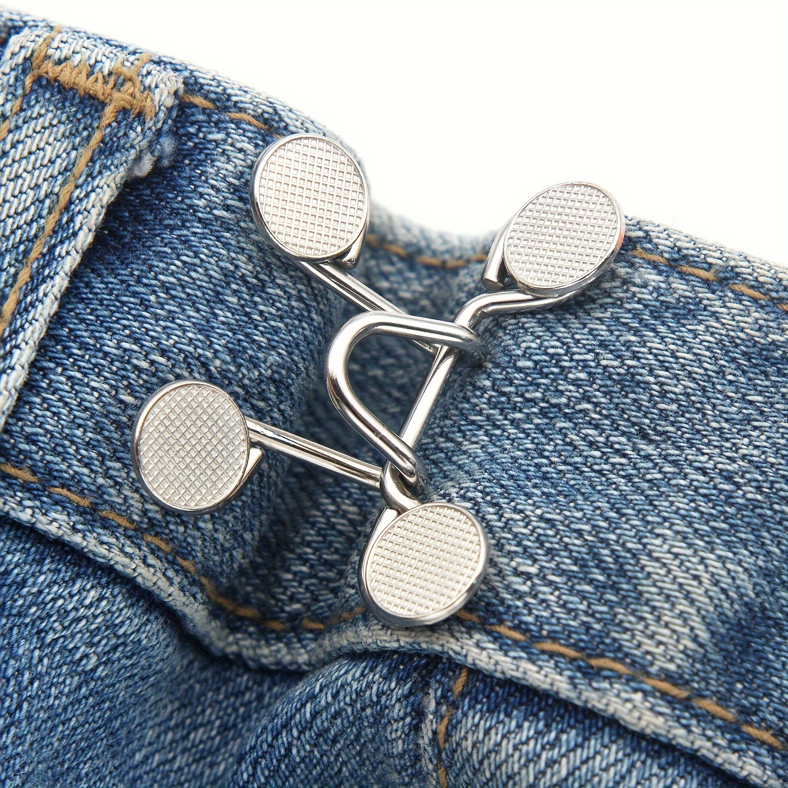 How To Sew A Button On Pantsadjustable Leather Waist Buckle - No Sewing  Required Pants Button