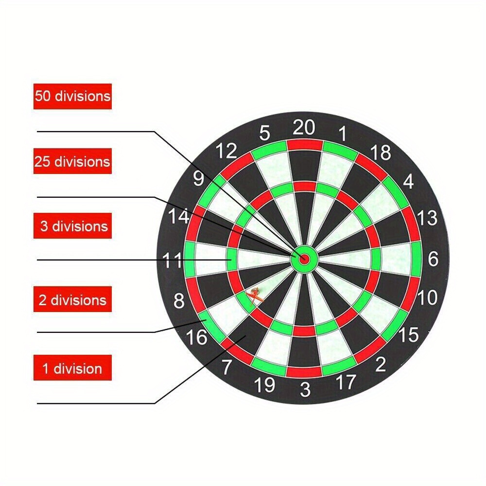 1 set 6pcs and 1pc board set durable target set for indoor outdoor sports games details 7