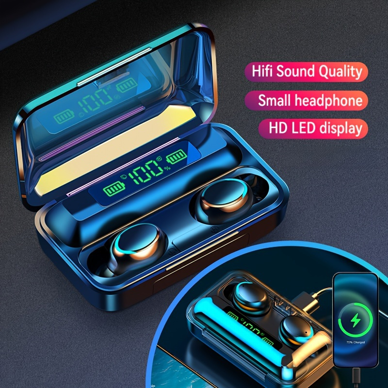 F9 Tws Kulak İçi Hi-fi Stereo Kablosuz Kulaklık Kablosuz Kulaklıklar Spor Yaşam Kulaklıkları Oyun Kulaklığı Iphone Android İçin, Kadınlar ve Erkekler İçin Hediyeler_voghion.com