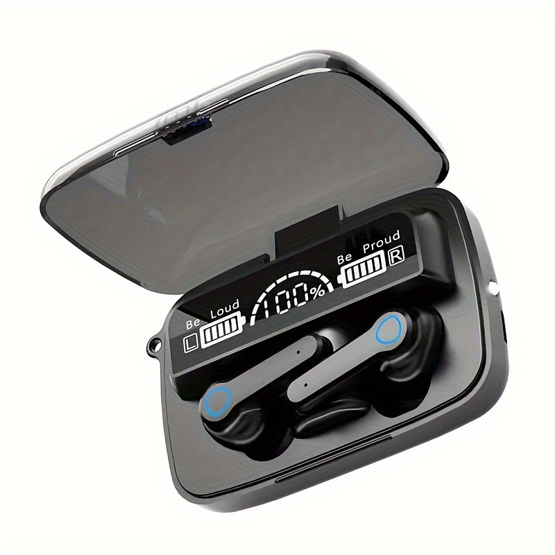 Auricolare TWS Auricolare Intelligente Touch Control Cuffie wireless Display LED impermeabile con torcia elettrica_voghion.com