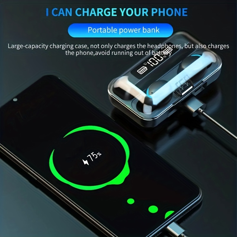 F9 Tws Kulak İçi Hi-fi Stereo Kablosuz Kulaklık Kablosuz Kulaklıklar Spor Yaşam Kulaklıkları Oyun Kulaklığı Iphone Android İçin, Kadınlar ve Erkekler İçin Hediyeler_voghion.com